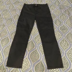 PAIGE - Vintage Black Stone color -  Hoxton Ankle Skinny Jean - 28 Petite